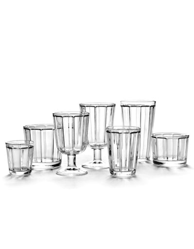Serax - Sergio Herman - GLAS L SURFACE - Set van 4