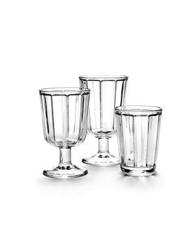 Serax - Sergio Herman - GLAS M SURFACE - Set van 4