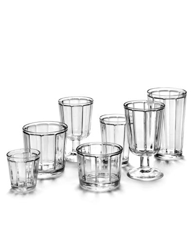 Serax - Sergio Herman - GLAS S SURFACE - Set van 4