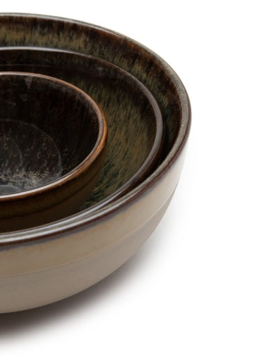 Serax - Sergio Herman - KOM M INDI GREY SURFACE - Set van 4