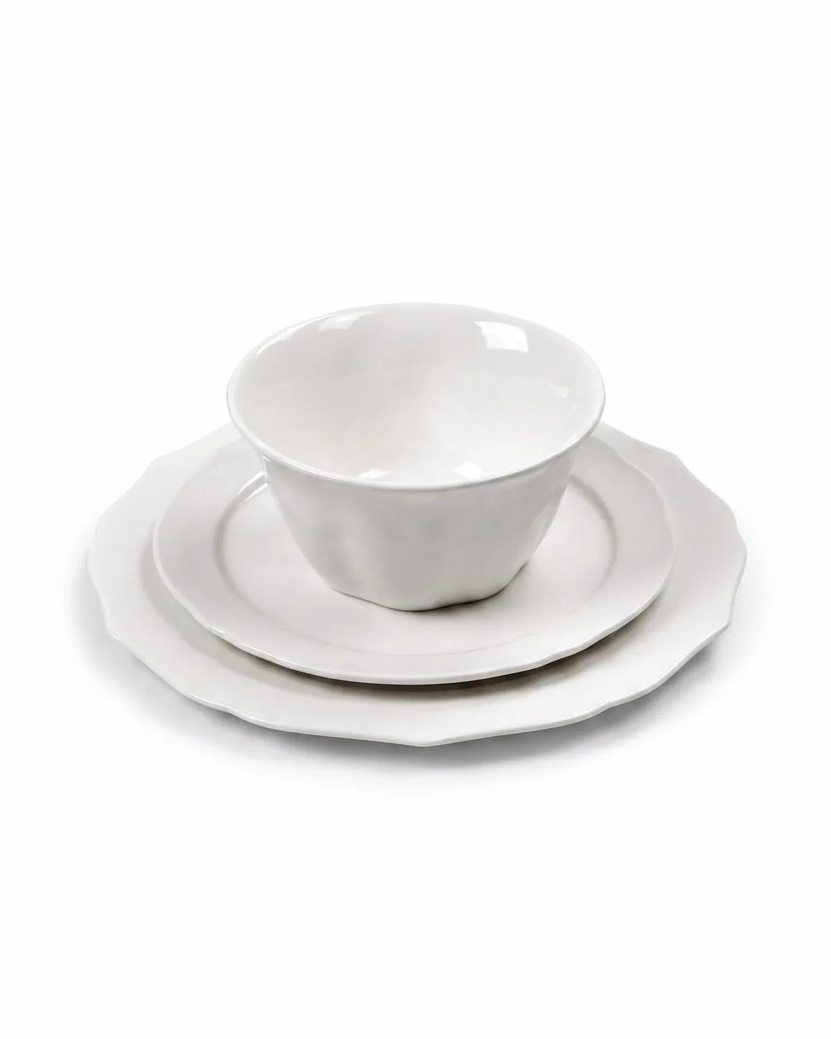 Serax - Sergio Herman - Serviesset Wit 12 Pcs Silhouette - Set van 12