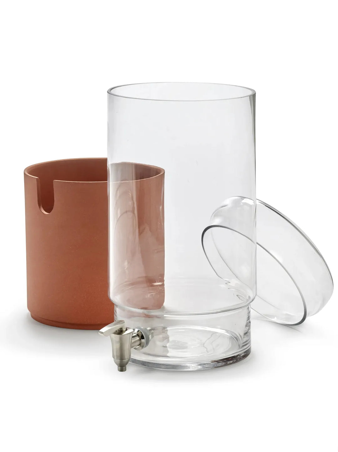Serax - Studio Simple - Voorraadpot Terracotta Met Kraan L