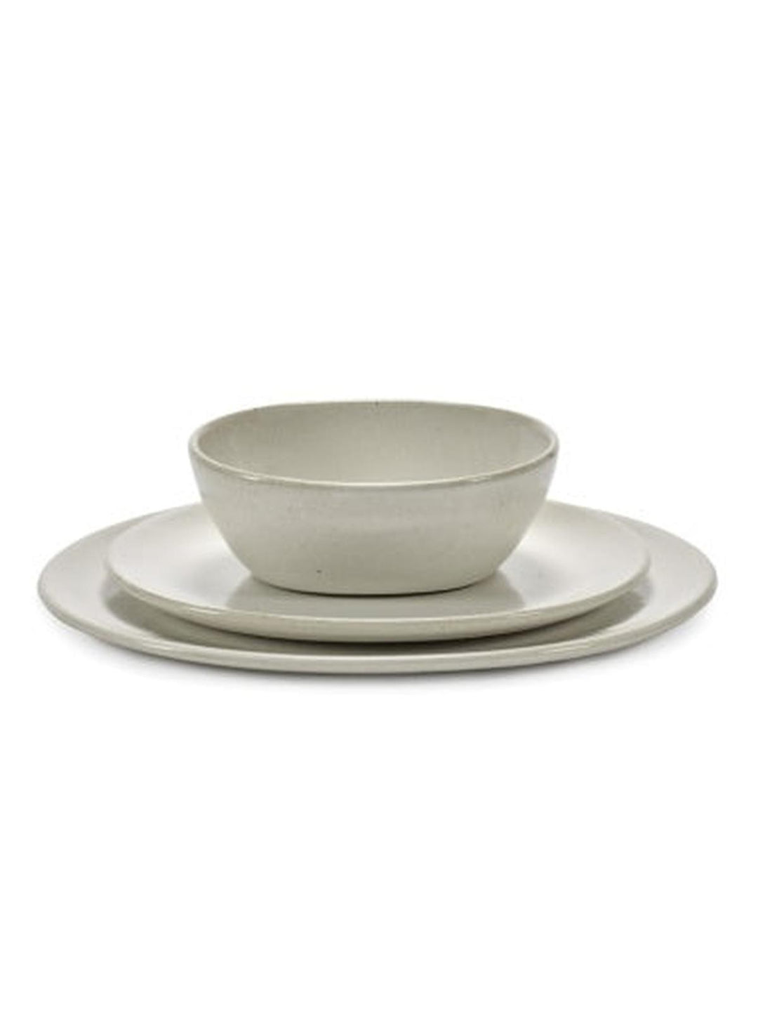 Serax - Uncharted - Dinersets Dinnerset 12 Stuks Gebroken Wit Out of Lines