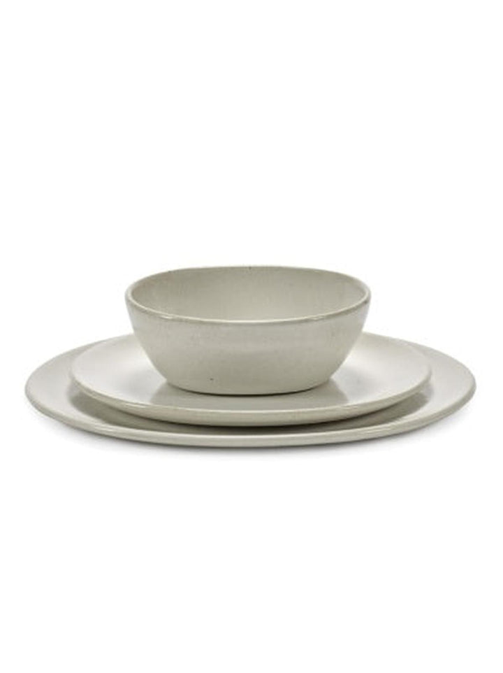 Serax - Uncharted - Dinersets Dinnerset 12 Stuks Gebroken Wit Out of Lines