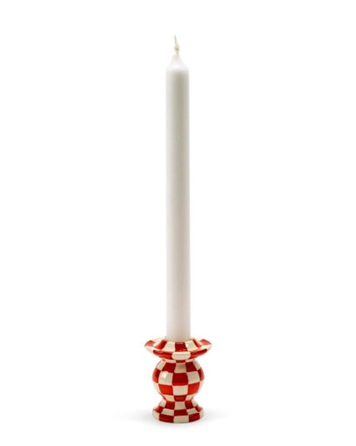 Serax - Wouters & Hendrix - Kaarsenhouder N°2 Rood Wit - Set van 4