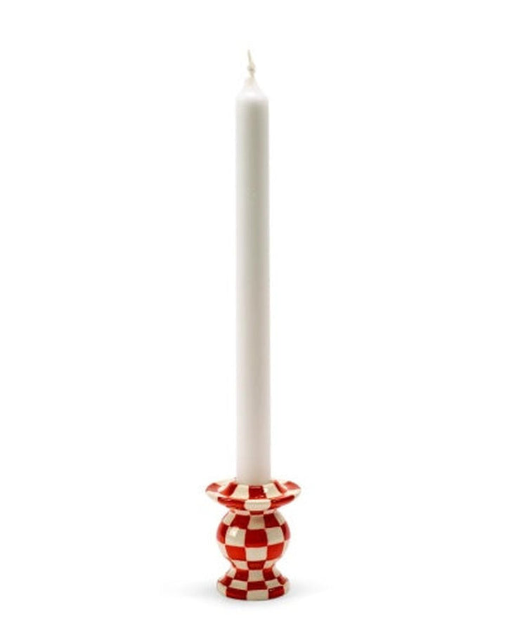 Serax - Wouters &amp; Hendrix - Kaarsenhouder N°2 Rood Wit - Set van 4