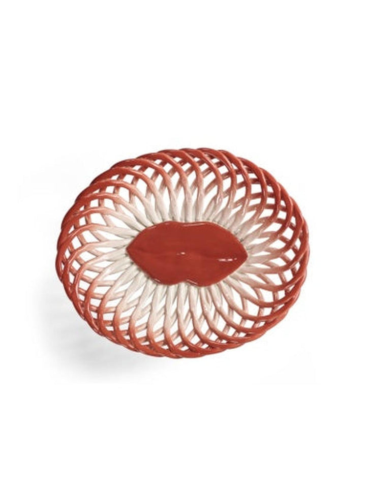 Serax - Wouters &amp; Hendrix - Saladeschalen Mand Rood Wit Salvador