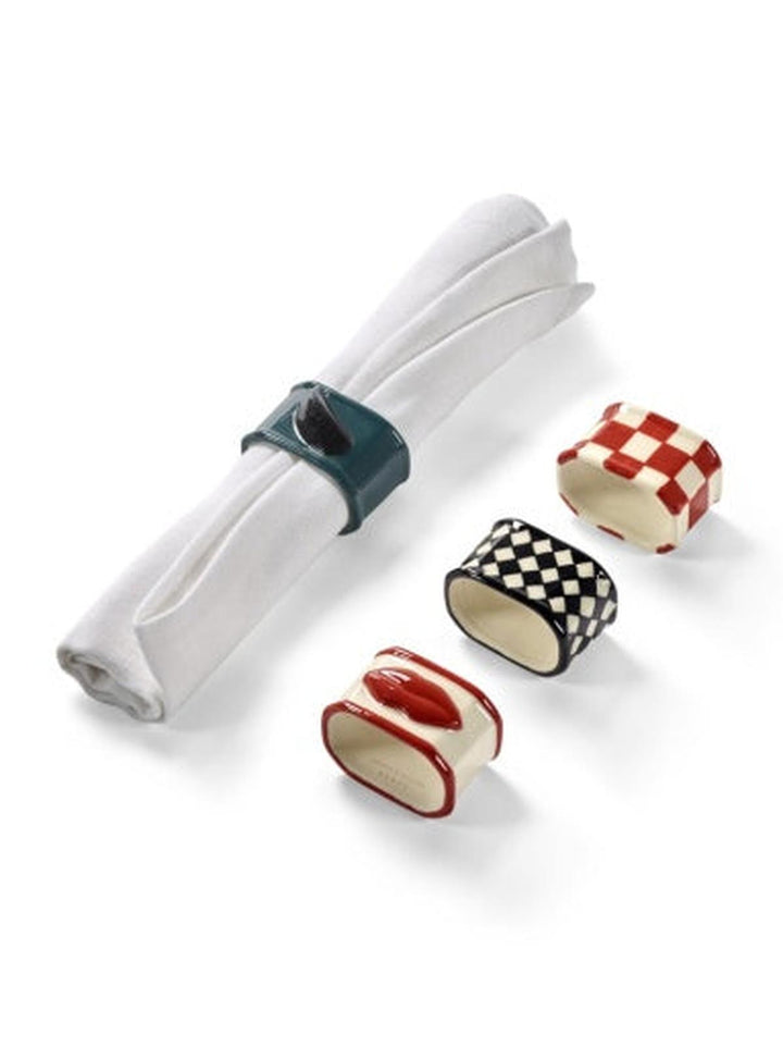 Serax - Wouters &amp; Hendrix - Servetten Servetring Set/4 Mix - Set van 4