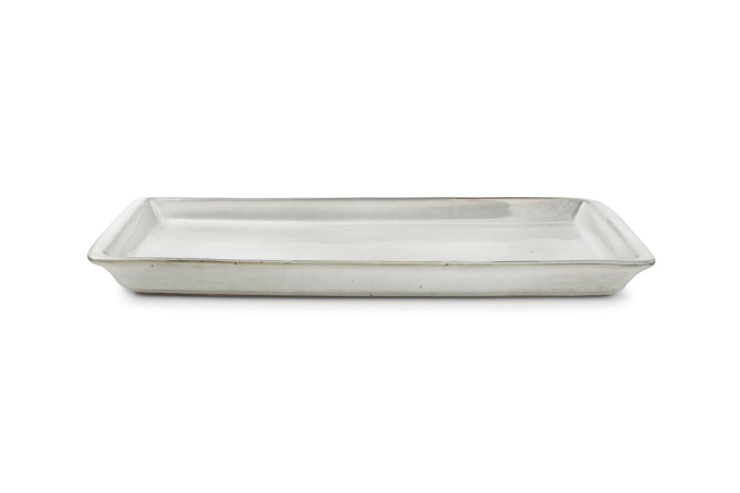 Serveerschaal 30,5x10,5cm groen Artisan - Set van 2
