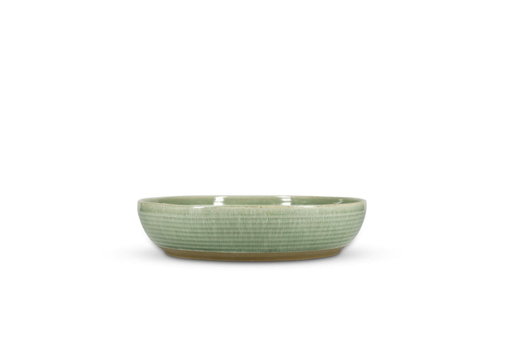 Serveerschaal 32xH7,5cm groen Cameo