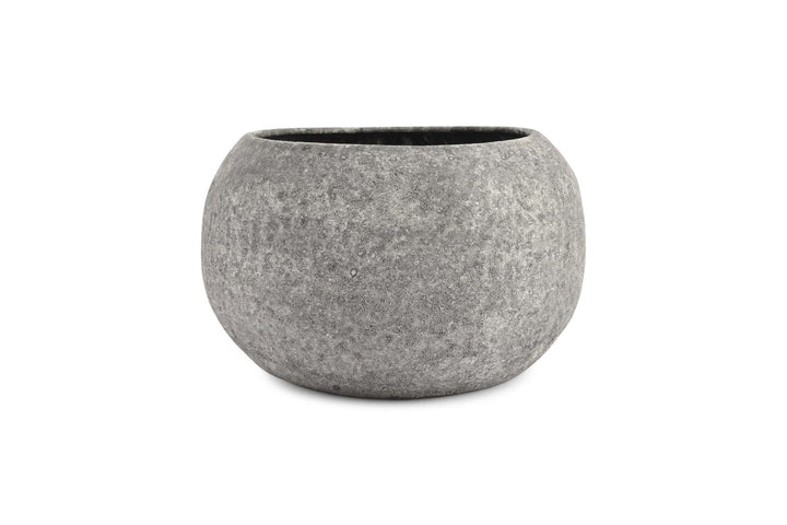Sierschaal 31xH18cm antraciet Cave