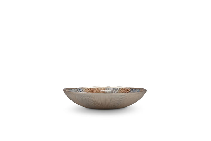 Sierschaal 33xH6cm glas autumn Cosmo