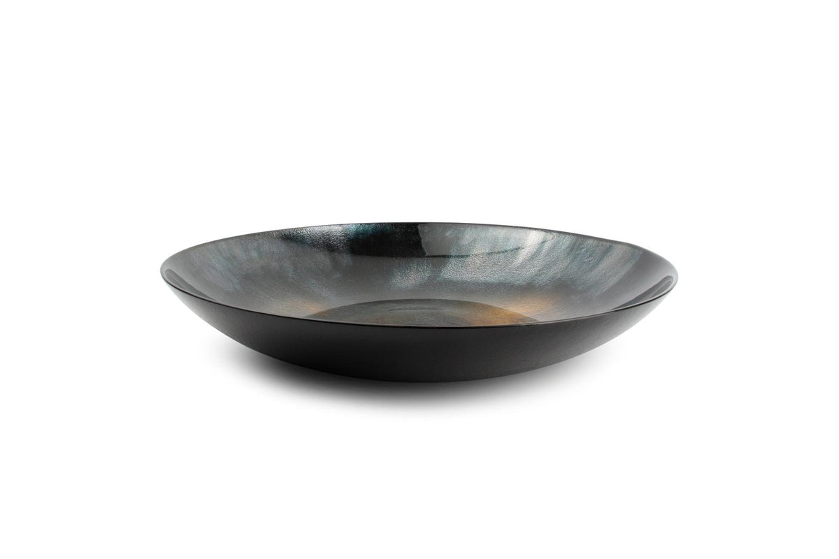 Sierschaal 40xH6,5cm zwart Cosmo