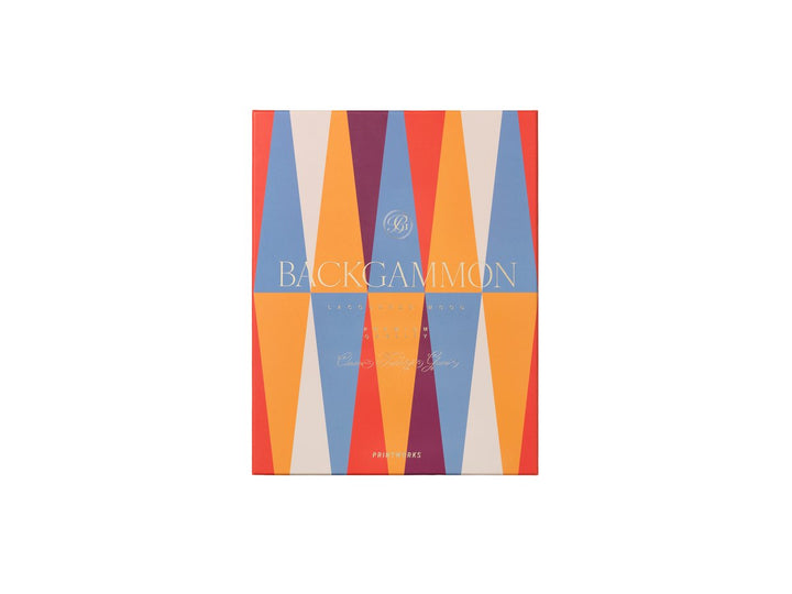 Spel - Backgammon Lacquered - Rood