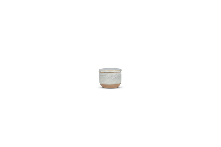 Suikerpot 7xH6cm met deksel beige Cameo