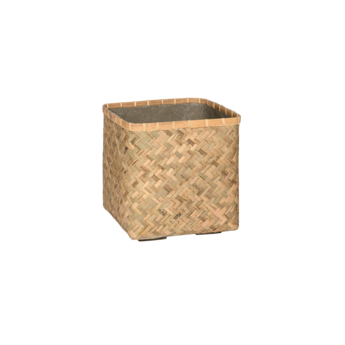 Pottery Pots Bohemian bamboe vierkante bloempot 40 cm