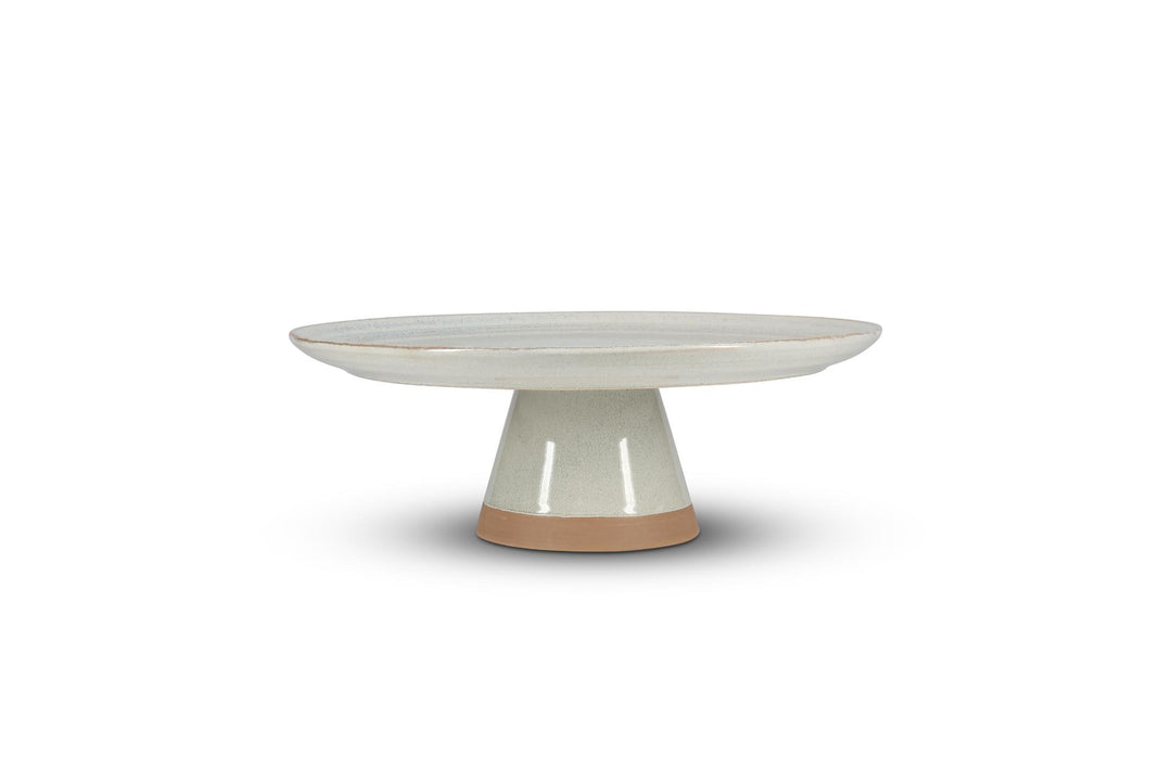 Taartplateau 33,5xH12cm beige Cameo