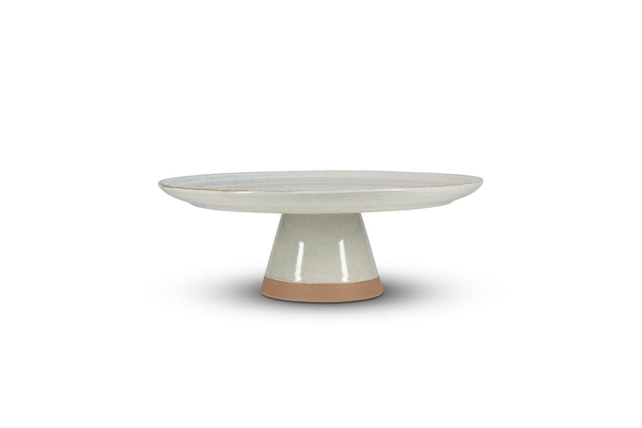 Taartplateau 33,5xH12cm beige Cameo
