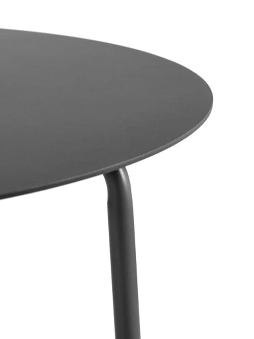 Tafel Rond L Zwart August