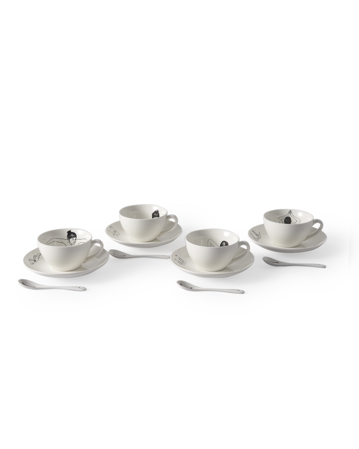 Polspotten - Mok Undressed (set van 4)