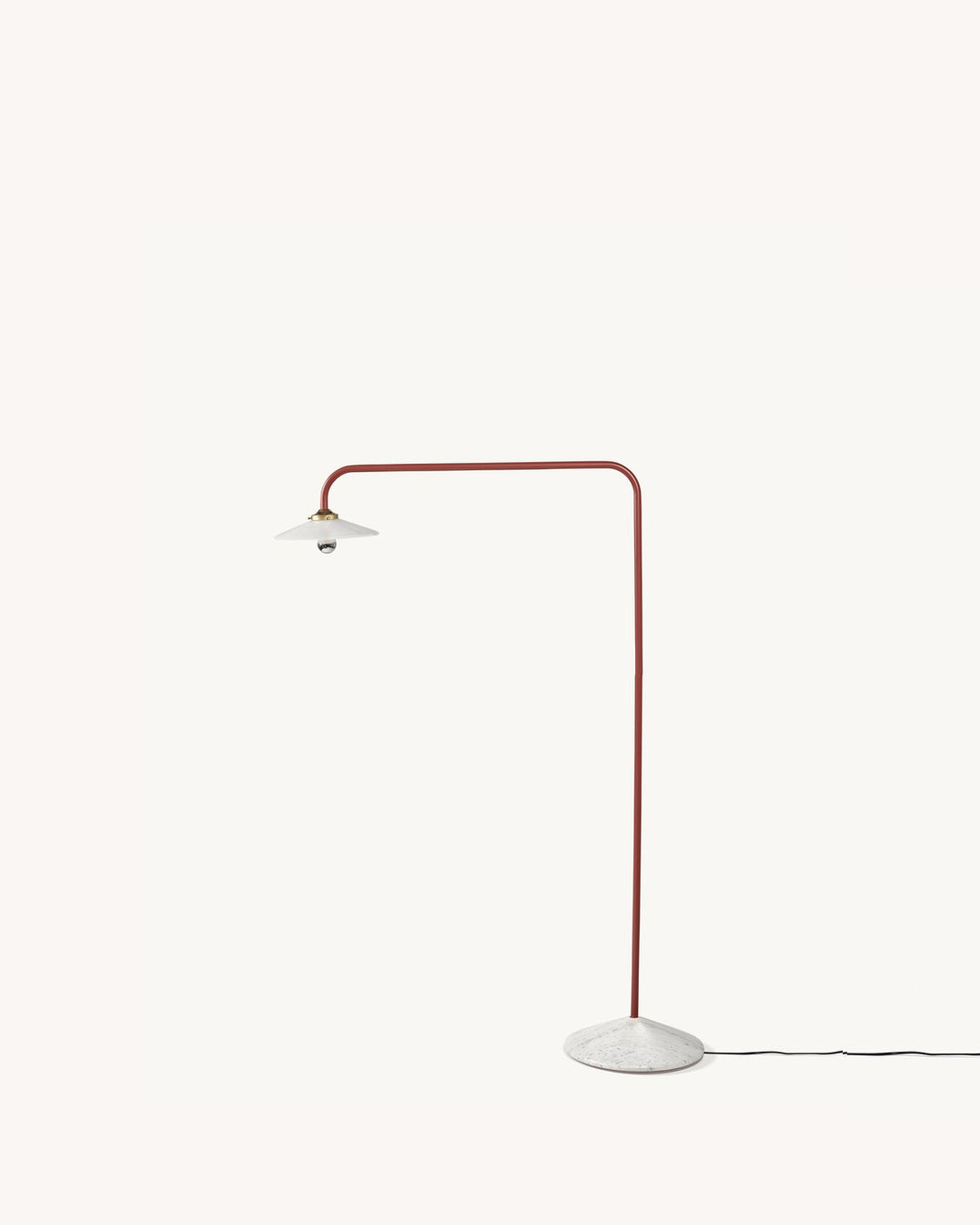 Valerie Objects - Muller van Severen - Staande Lamp Marmer N°1 Menie Rood