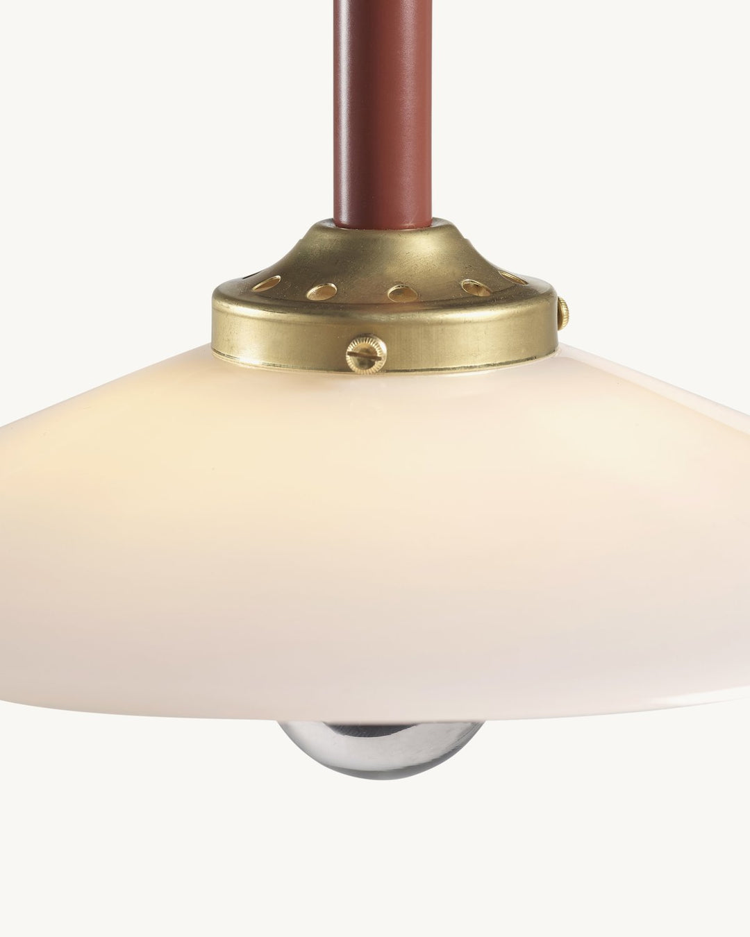 Valerie Objects - Muller van Severen - Staande Lamp Marmer N°1 Menie Rood