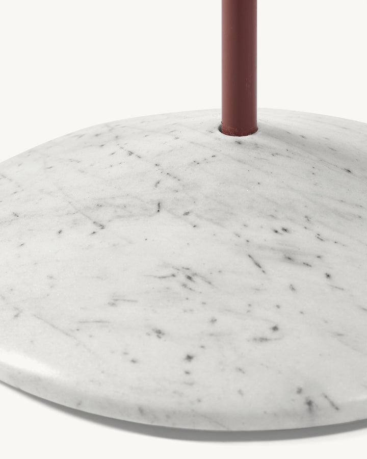 Valerie Objects - Muller van Severen - Staande Lamp Marmer N°1 Menie Rood