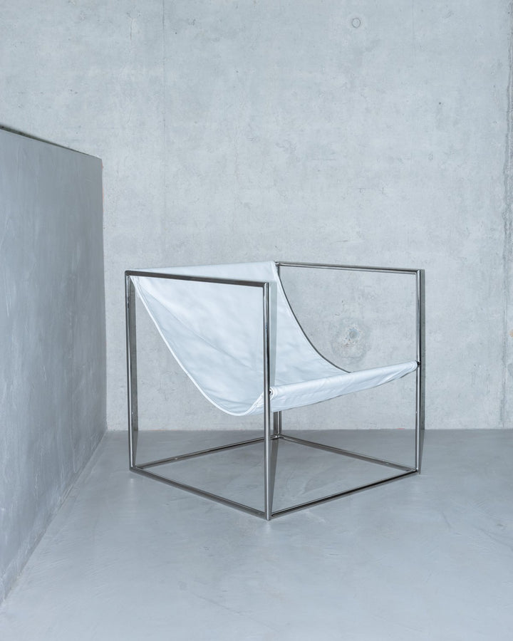 Valerie Objects - muller van severen - Stoelen Solo Zit Roestvast Staal/Wit
