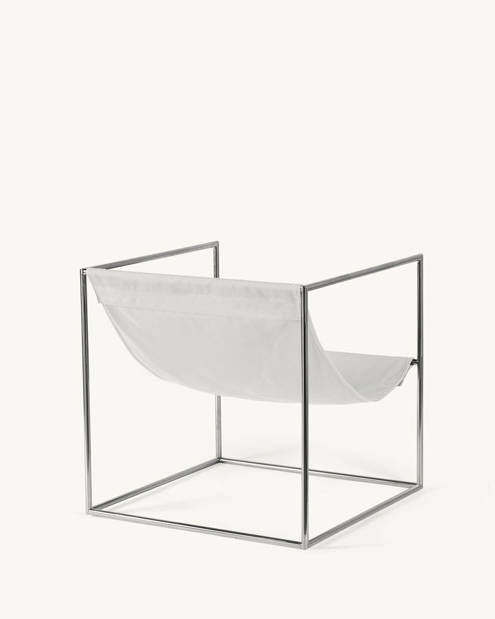Valerie Objects - muller van severen - Stoelen Solo Zit Roestvast Staal/Wit