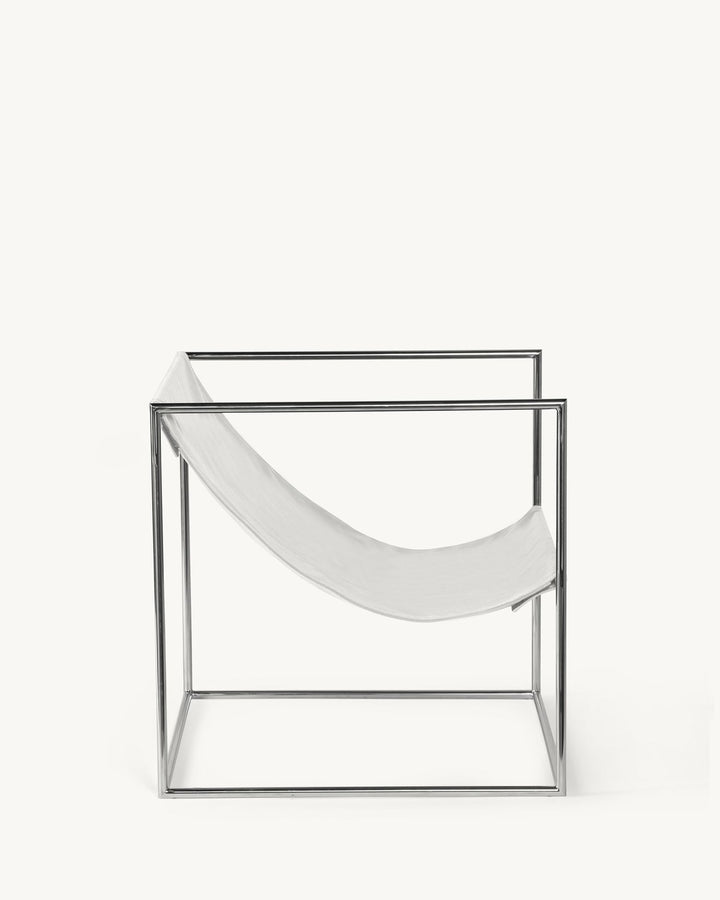 Valerie Objects - muller van severen - Stoelen Solo Zit Roestvast Staal/Wit