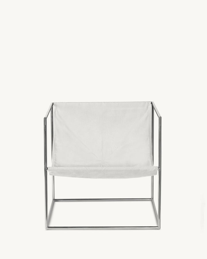 Valerie Objects - muller van severen - Stoelen Solo Zit Roestvast Staal/Wit