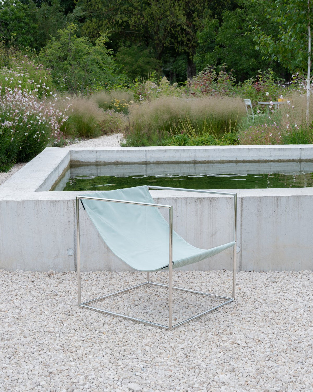 Valerie Objects - muller van severen - Stoelen Solo Zit Roestvast Staal/Groen
