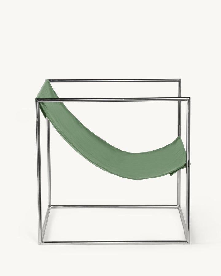 Valerie Objects - muller van severen - Stoelen Solo Zit Roestvast Staal/Groen
