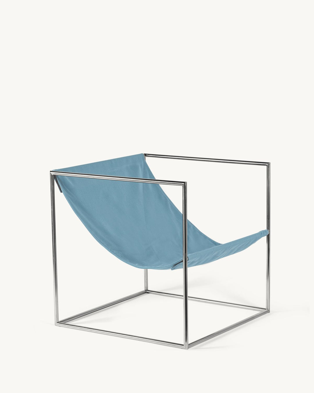 Valerie Objects - muller van severen - Stoelen Solo Zit Roestvast Staal/Lichtblauw