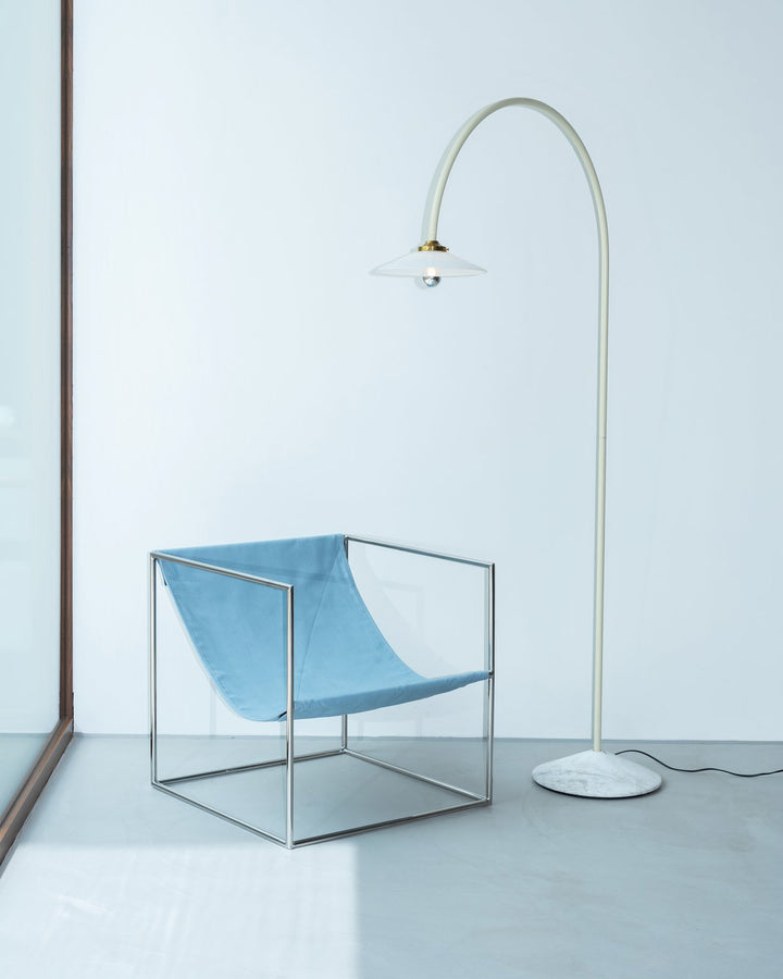 Valerie Objects - muller van severen - Stoelen Solo Zit Roestvast Staal/Lichtblauw