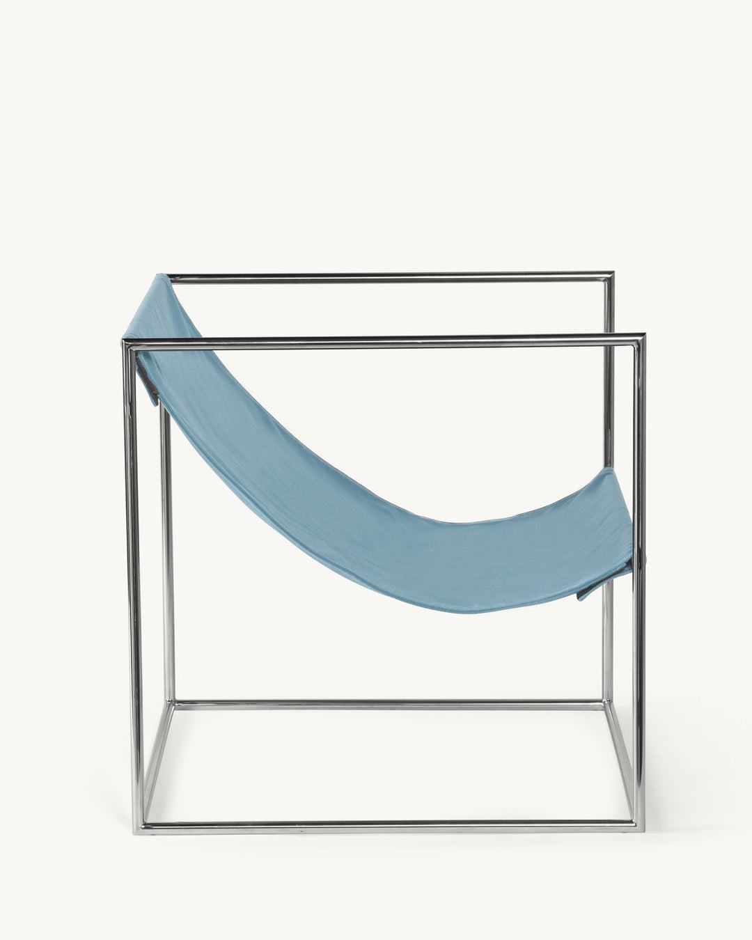 Valerie Objects - muller van severen - Stoelen Solo Zit Roestvast Staal/Lichtblauw