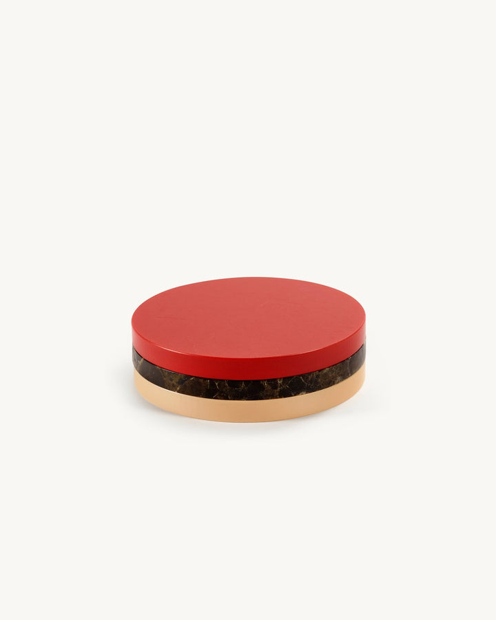 Valerie Objects - muller van severen - Dienbladen Three Circles Rood/Bruin/Roze
