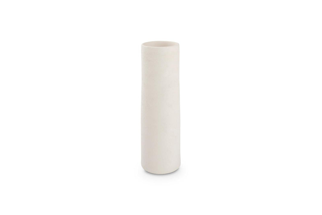 Vaas 10xH30cm wit Cone