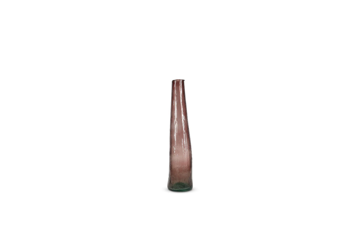 Vaas 9xH40cm bordeaux Twig