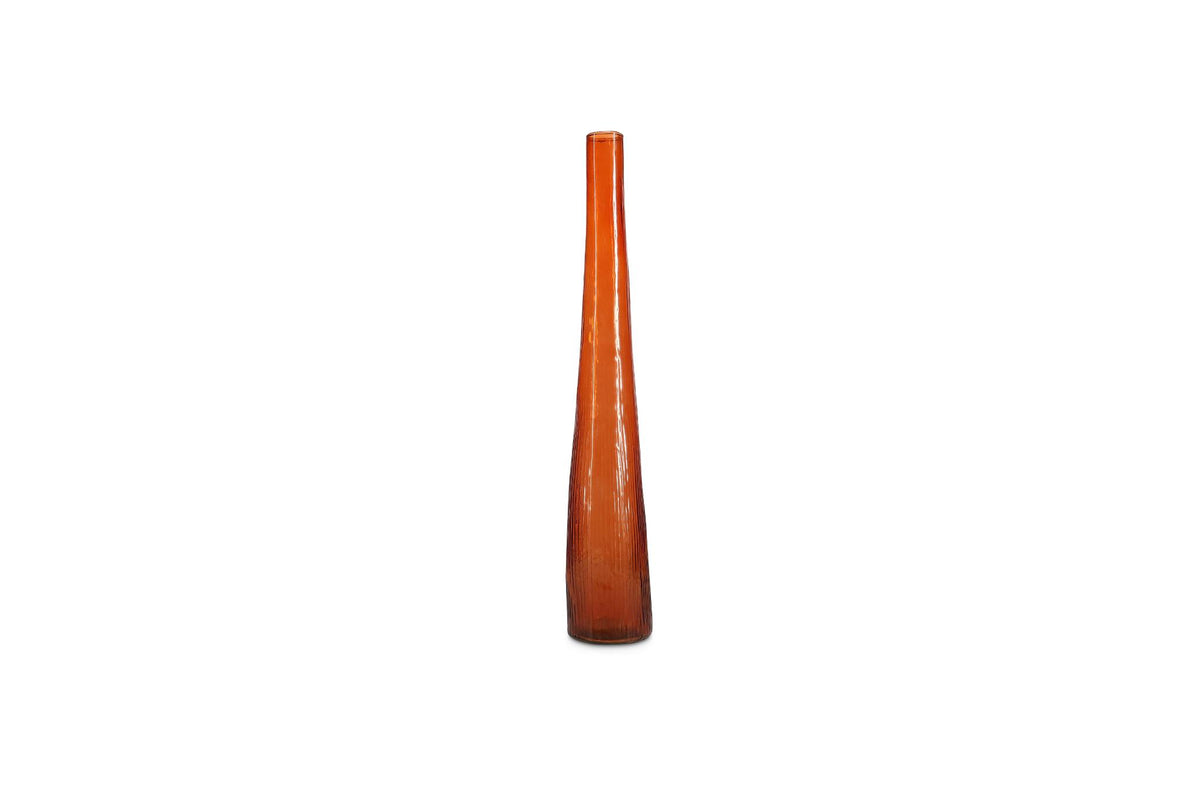 Vaas 9xH55cm orange Twig