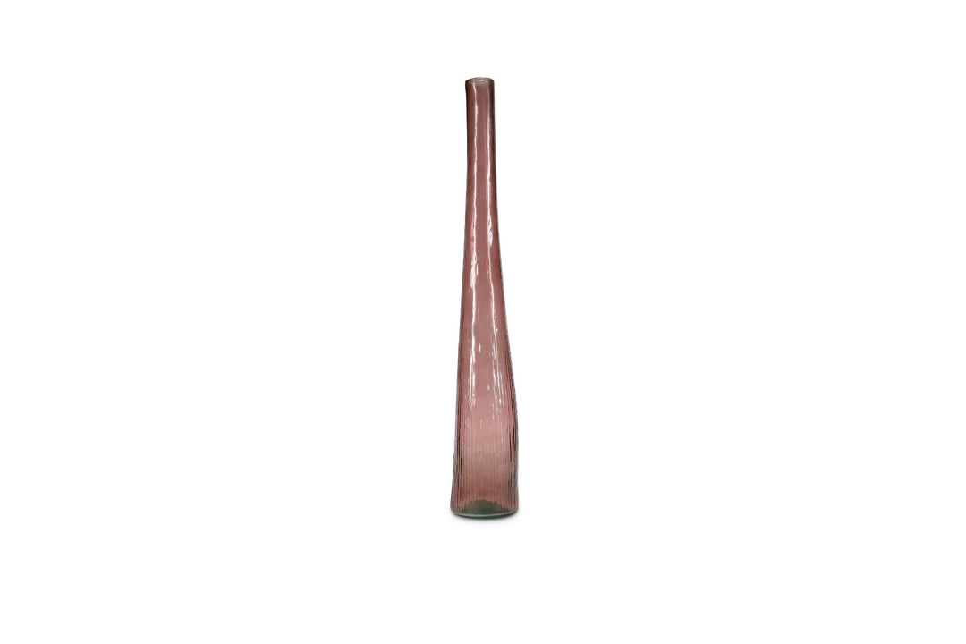 Vaas 9xH59cm bordeaux Twig