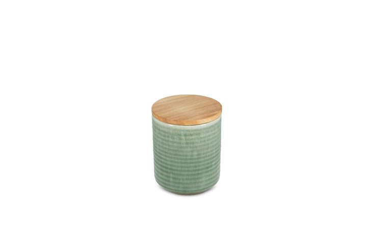 Voorraadpot 12,5xH15,5cm groen Cameo