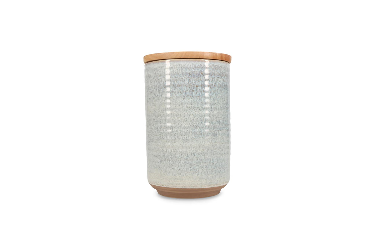 Voorraadpot 12,5xH20cm beige Cameo