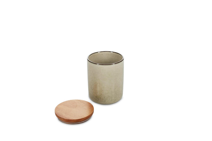 Voorraadpot 12xH15cm ivoor Meridian