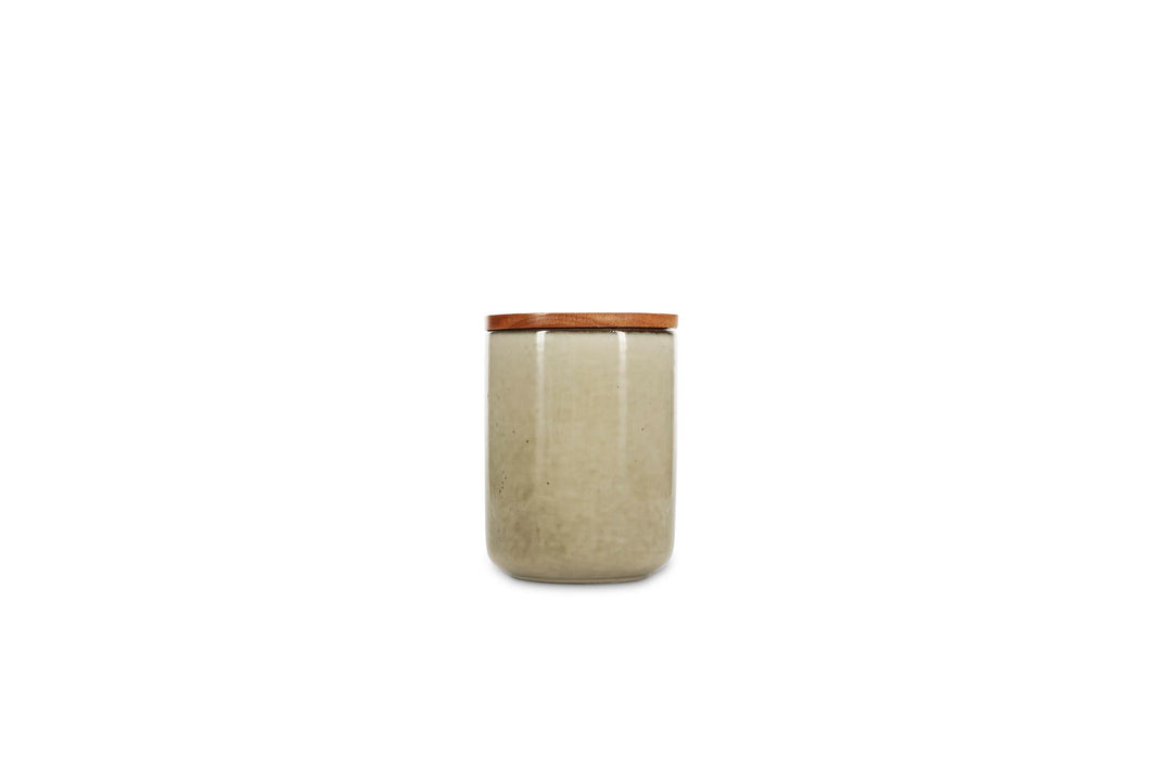 Voorraadpot 12xH15cm ivoor Meridian