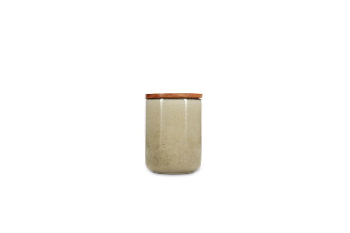 Voorraadpot 12xH15cm ivoor Meridian