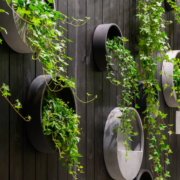 Wally (hanging) M Fiberstone Black