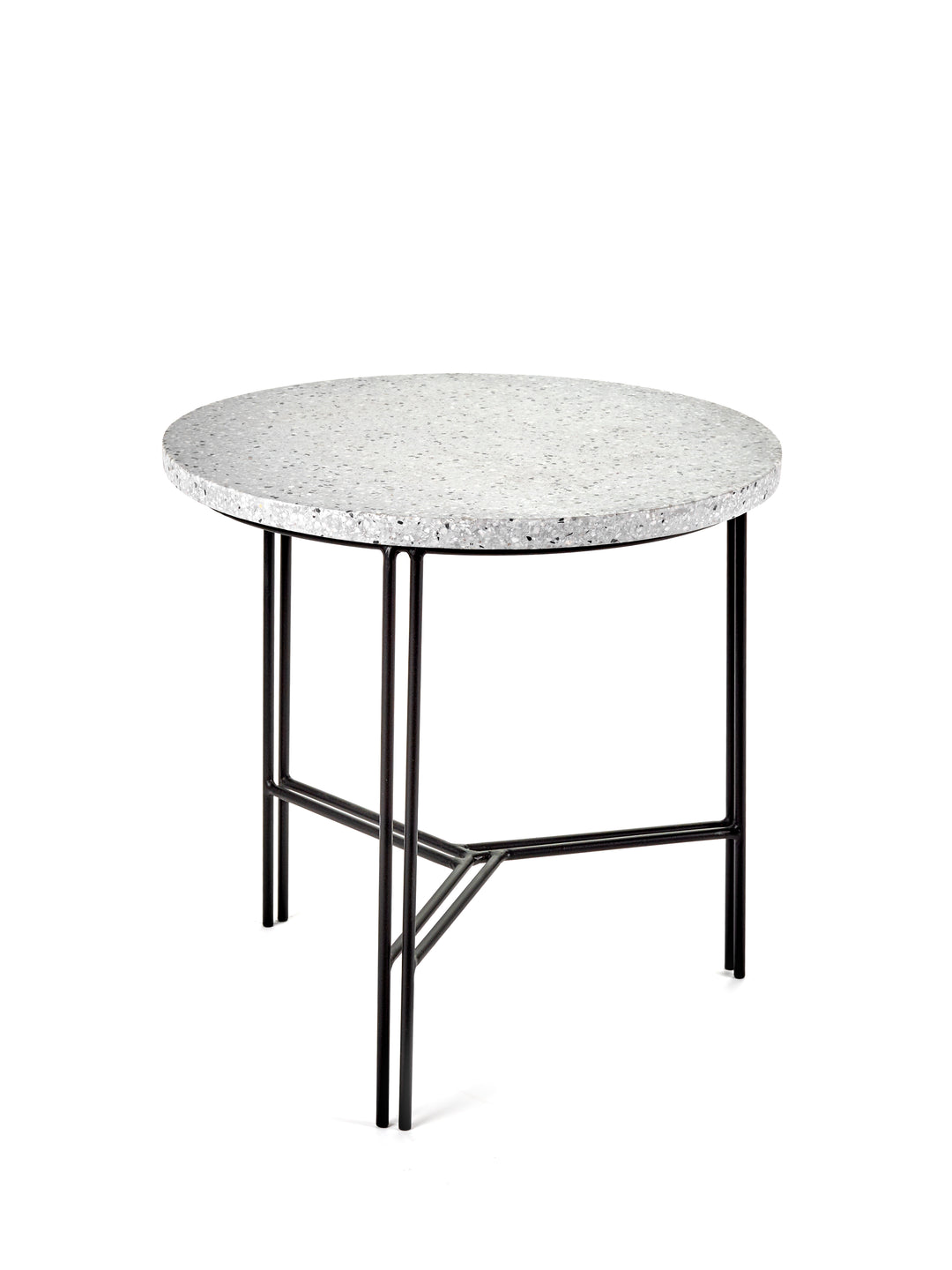 Serax - Antonino Sciortino - Bijzettafel M Zwart/Grijs Terrazzo