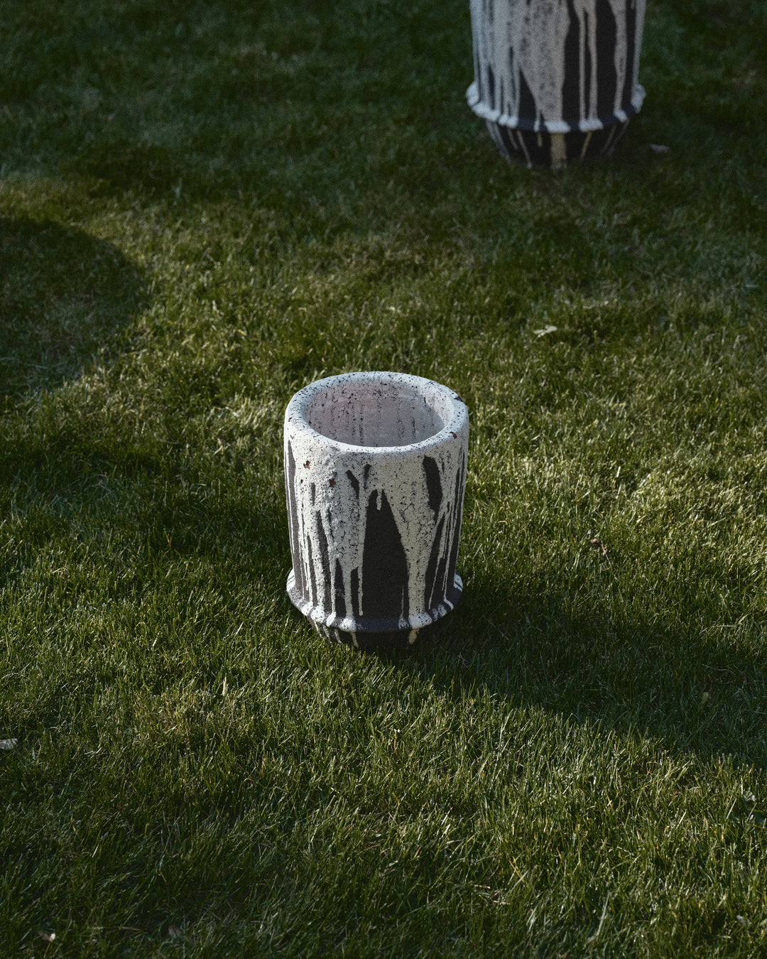 Serax - Kelly Wearstler - Plantenpot 02 S Off White Donker Bruin Ø18 cm