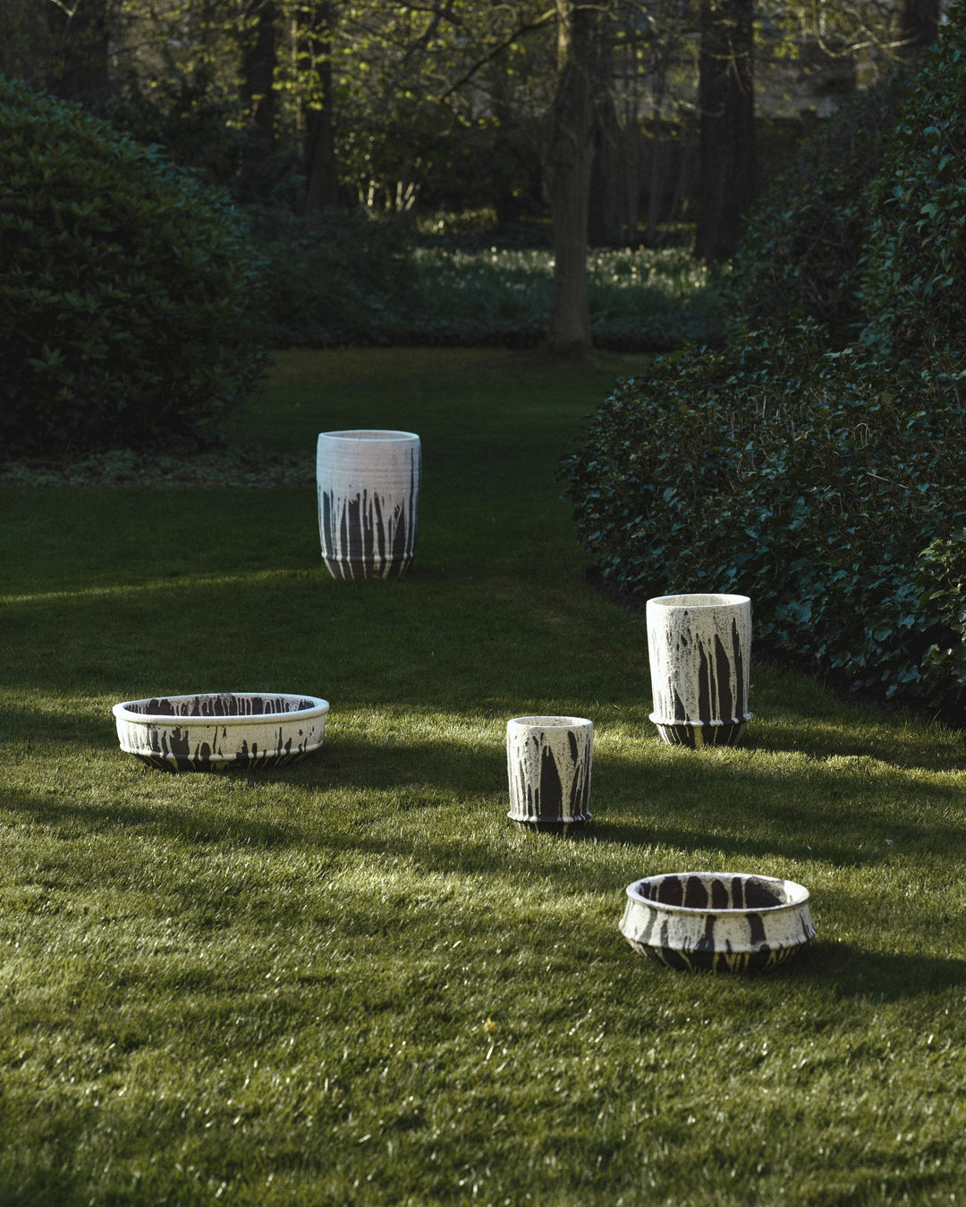 Serax - Kelly Wearstler - Plantenpot 02 S Off White Donker Bruin Ø18 cm
